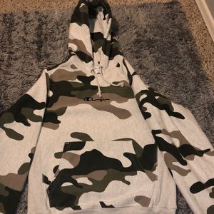 Camo champion sweatshirt